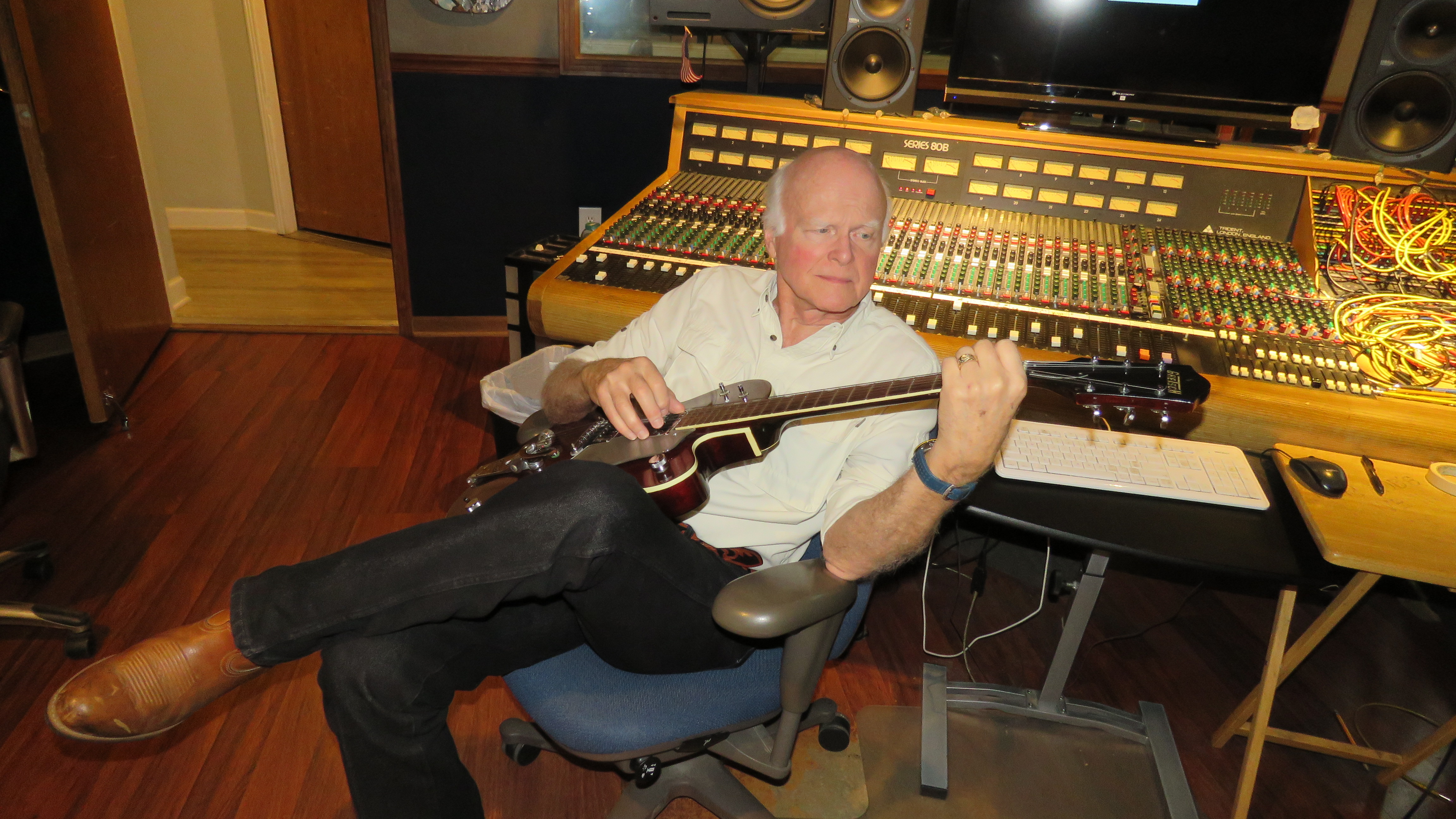 Jeffrey Alan Chase in the studio